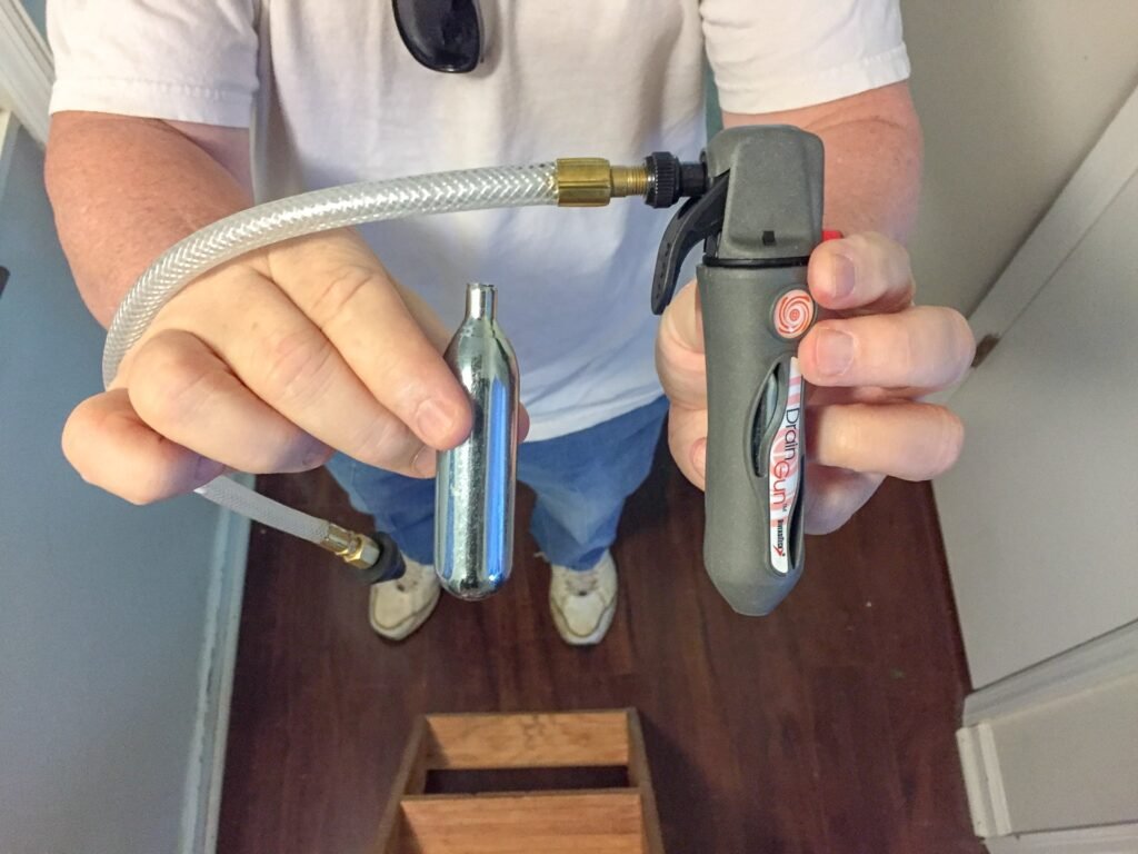 leak troubleshooting co2 cartridge or drain gun