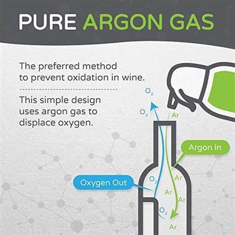 pure argon gas