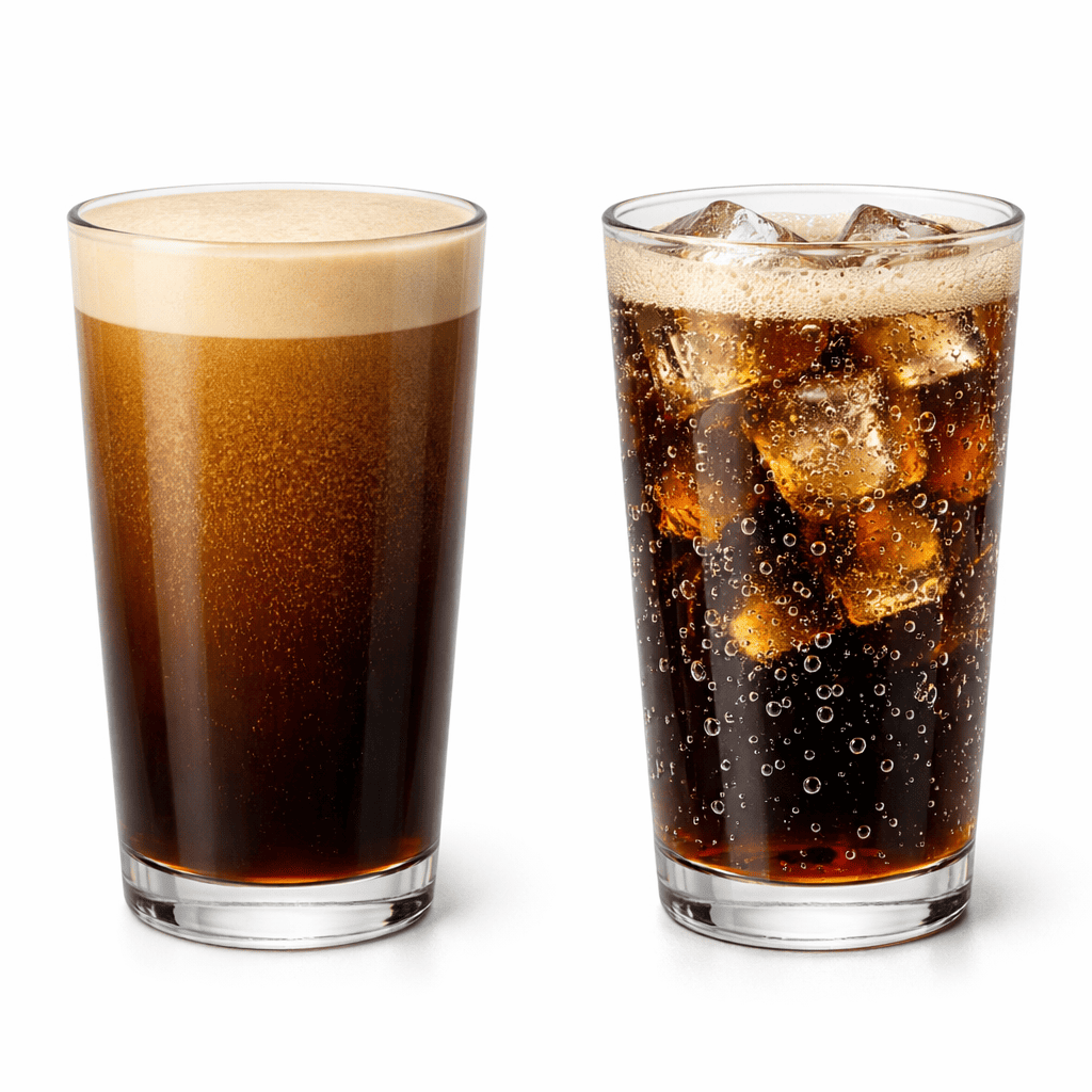 image placeholder comparison of nitrogen and co2 bubbles in beer and coffee
